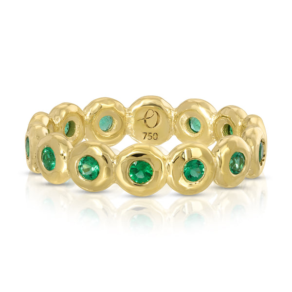 octavia elizabeth Emerald Nesting Gem Eternity Ring