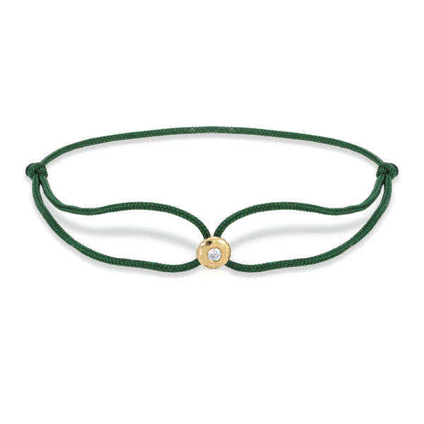 octavia elizabeth Forest Green Parachute Nesting Gem Bracelet