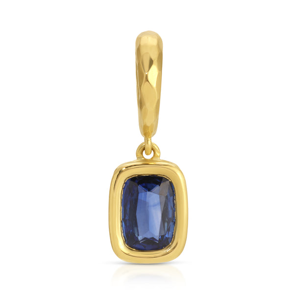 octavia elizabeth Hidden Gem Pendant - Elongated Cushion Sapphire
