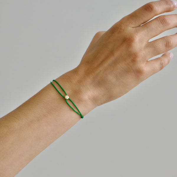 Octavia Elizabeth Kelly Green Parachute Nesting Gem Bracelet