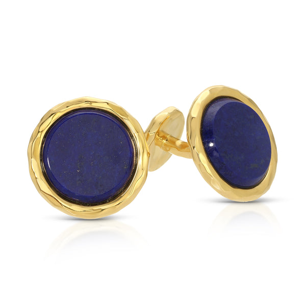Octavia Elizabeth Lapis Lazuli Nesting Gem Cuff Links
