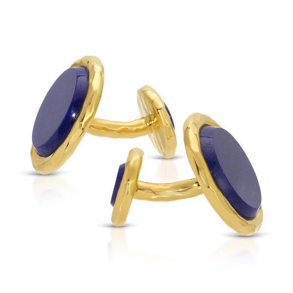 octavia elizabeth Lapis Lazuli Nesting Gem Cuff Links