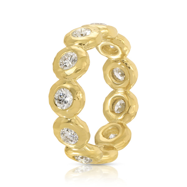 Octavia Elizabeth Large Diamond Nesting Gem Eternity Ring