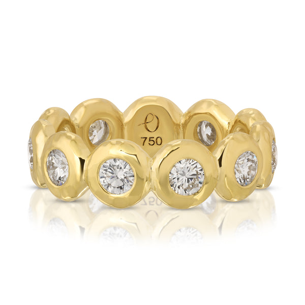 octavia elizabeth Large Diamond Nesting Gem Eternity Ring