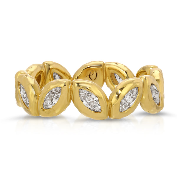 octavia elizabeth Marquis Diamond Nesting Gem Eternity Ring