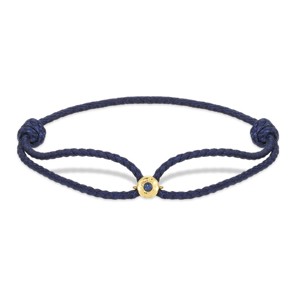 octavia elizabeth Men's Sapphire Navy Parachute Nesting Gem Bracelet