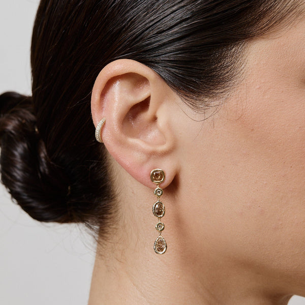 Octavia Elizabeth Mix And Match Champagne Diamond Nesting Gem Drops