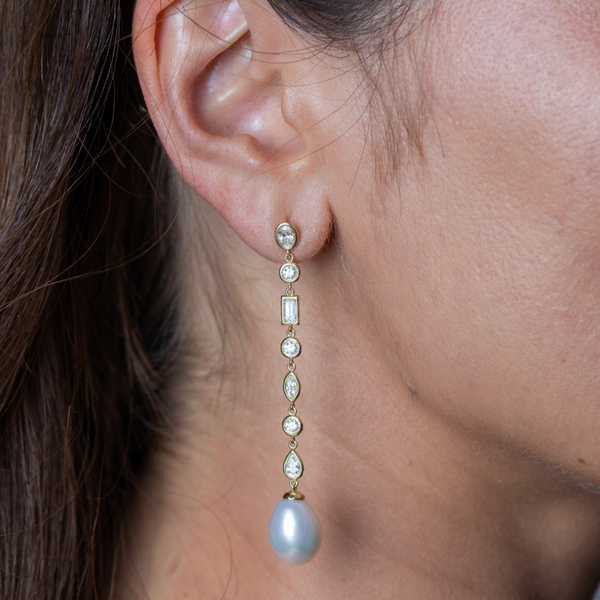 Octavia Elizabeth Mix And Match Diamond Nesting Gem Pearl Drops