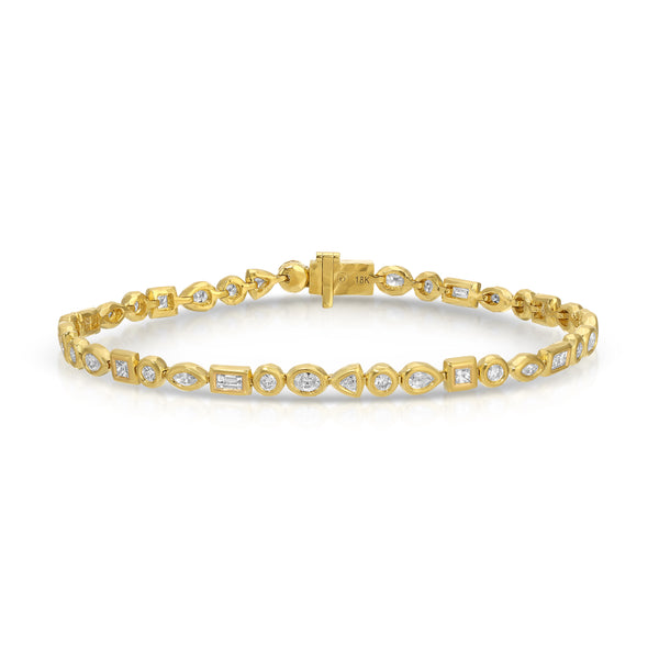 octavia elizabeth Mix and Match Diamond Nesting Gem Tennis Bracelet
