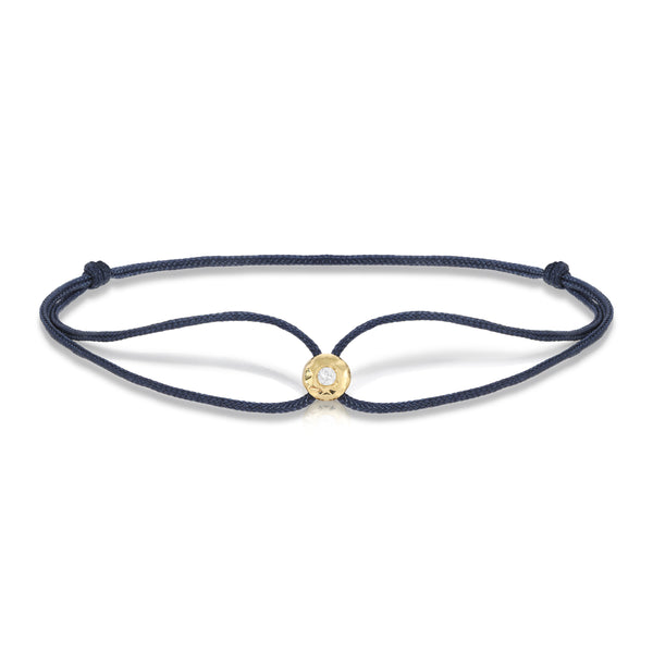 octavia elizabeth Navy Parachute Nesting Gem Bracelet