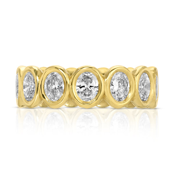 octavia elizabeth Nesting Gem Oval Diamond Eternity Band