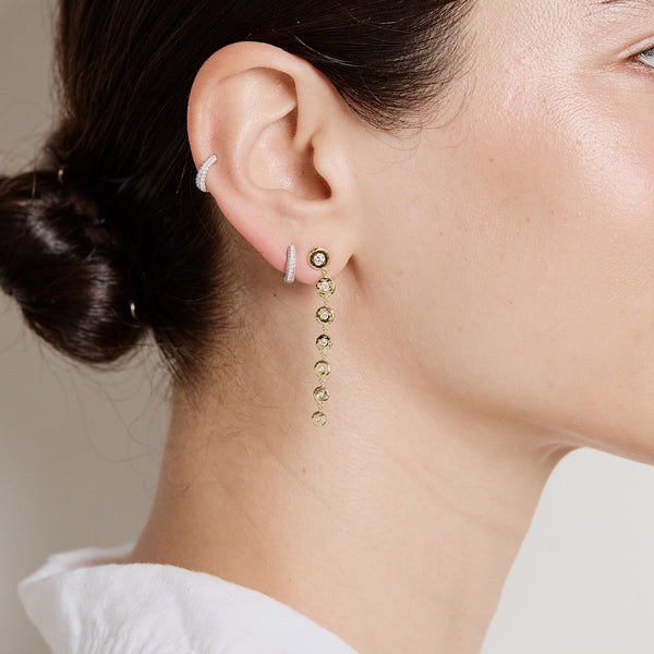 Octavia Elizabeth Nesting Gem Tiered Seven Diamond Drops