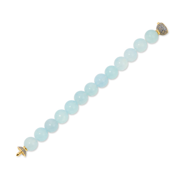 Octavia Elizabeth Aqua Orb Bracelet