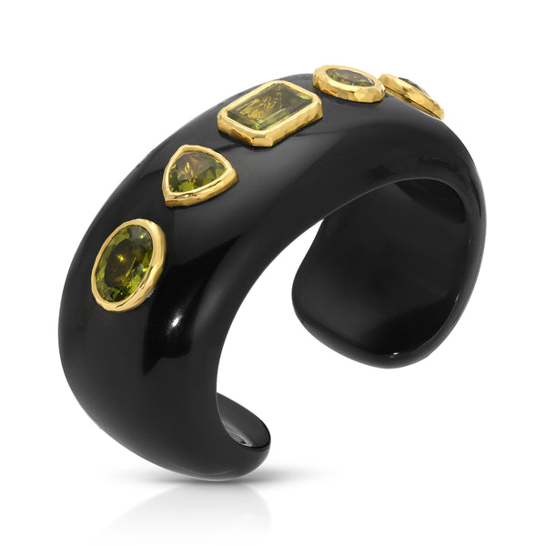 Octavia Elizabeth Black Onyx Tribute Cuff