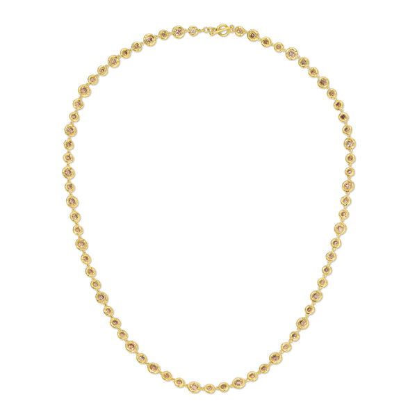 Octavia Elizabeth Champagne Truffle Necklace