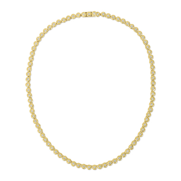 octavia elizabeth Diamond Blossom Tennis Necklace