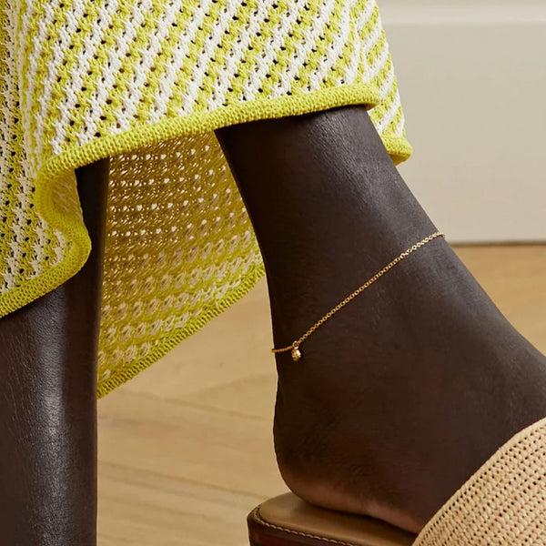 Octavia Elizabeth Diamond Nesting Gem Anklet