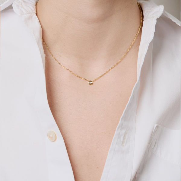 Octavia Elizabeth Diamond Nesting Gem Necklace