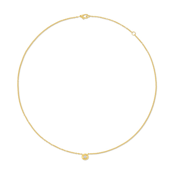 Octavia Elizabeth Double Orbit Necklace - Diamond