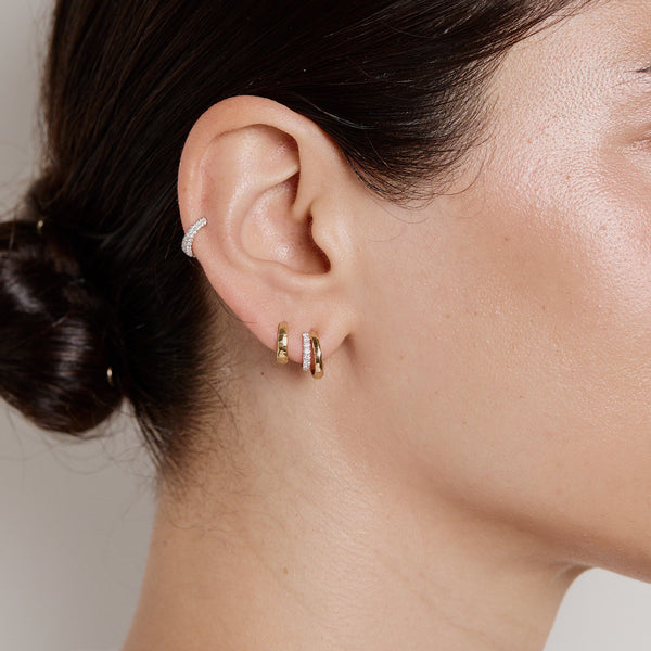 Octavia Elizabeth Doubled Diamond Tribute Hoops