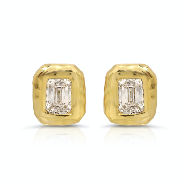 octavia elizabeth Emerald Cut Nesting Gem Studs octavia elizabeth Emerald Cut Nesting Gem Studs
