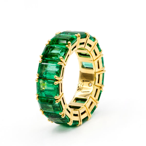 octavia elizabeth Emerald Eternity Ring