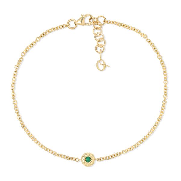 octavia elizabeth Emerald Nesting Gem Bracelet