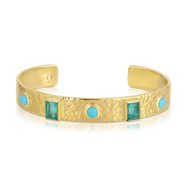 octavia elizabeth Emerald & Turquoise Out West Cuff