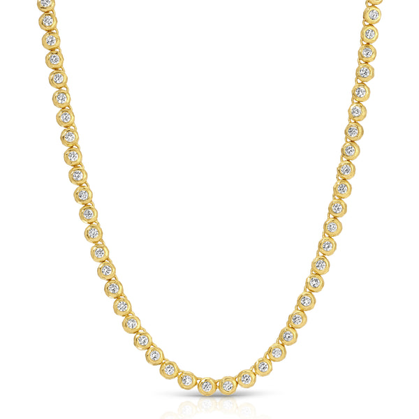 Octavia Elizabeth Gemmed Tennis Necklace