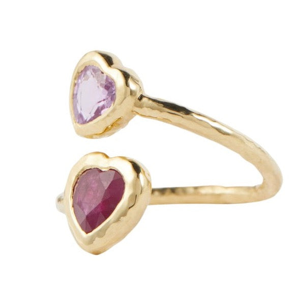 Octavia Elizabeth Hearts Moi & Toi Ring