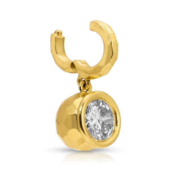 Octavia Elizabeth Hidden Gem Pendant - Round Diamond
