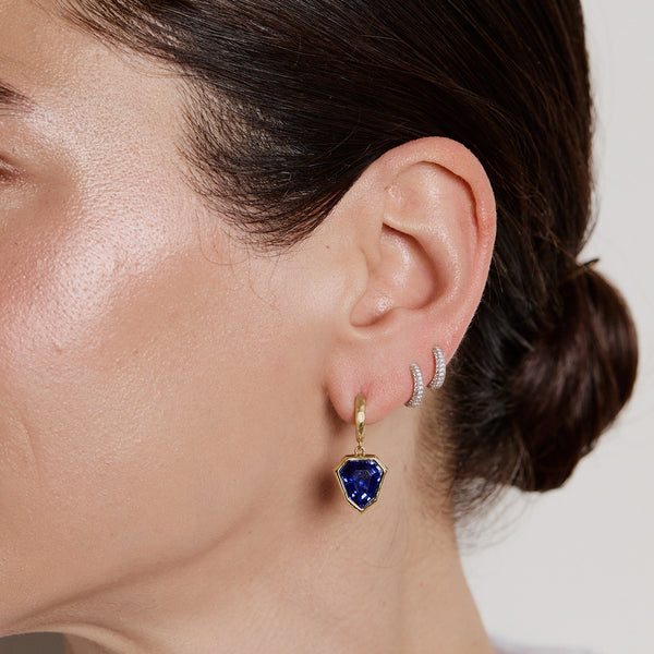 Octavia Elizabeth Hidden Gems - Shield Cut Tanzanite