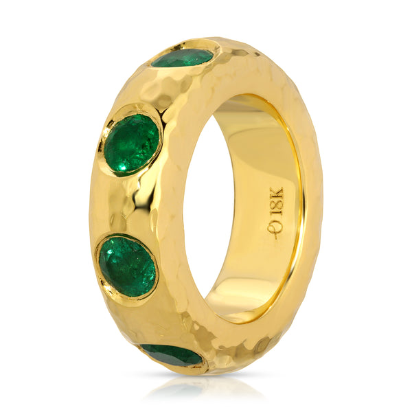 Octavia Elizabeth Jumbo Emerald Liberty Ring