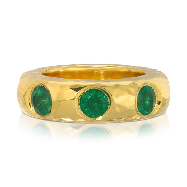 octavia elizabeth Jumbo Emerald Liberty Ring