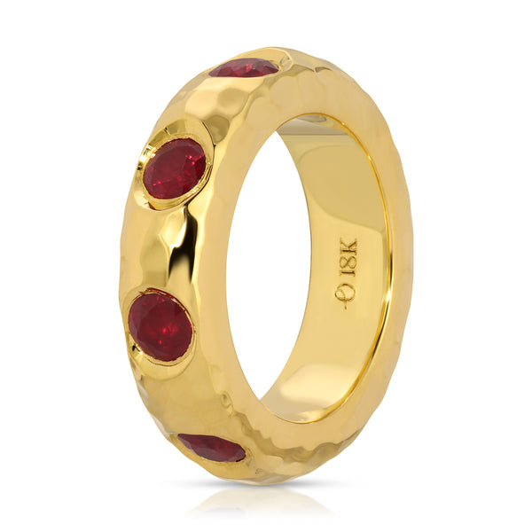 Octavia Elizabeth Large Ruby Liberty Ring