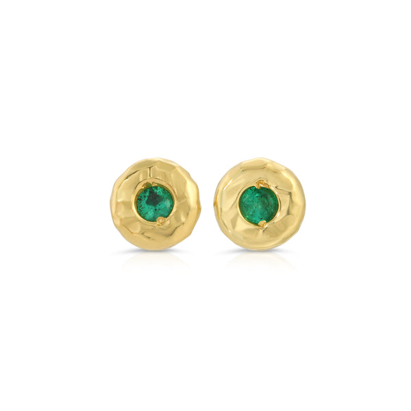 octavia elizabeth Micro Emerald Nesting Gem Studs