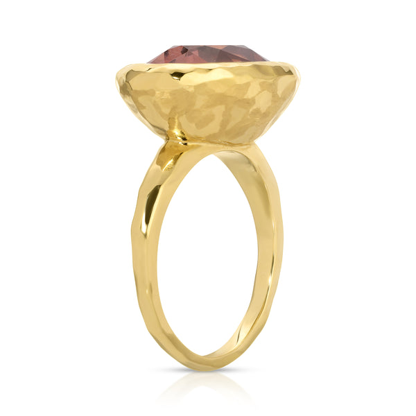 Octavia Elizabeth Mirage Ring - Orange Tourmaline