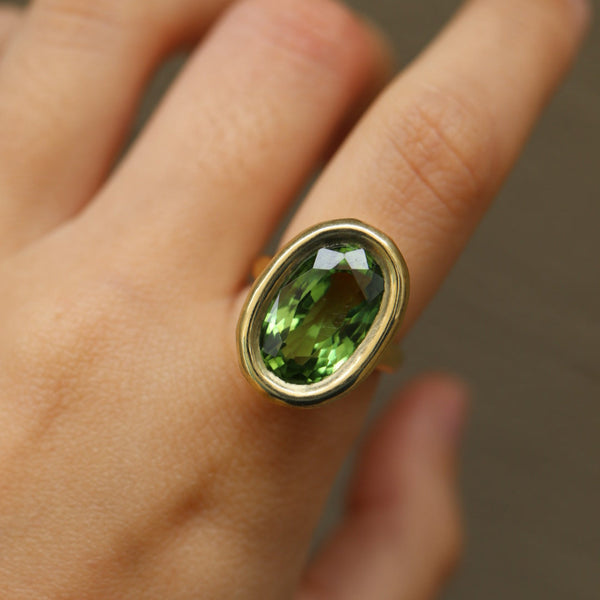 Octavia Elizabeth Mirage Ring - Peridot