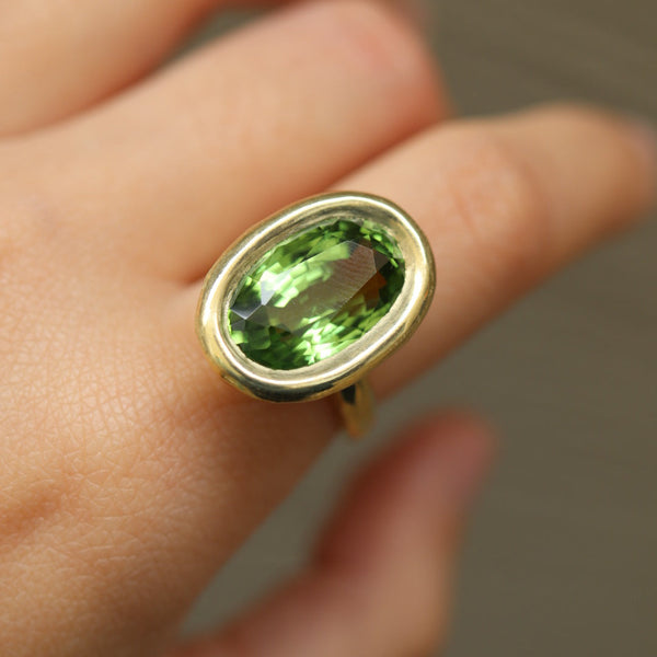Octavia Elizabeth Mirage Ring - Peridot