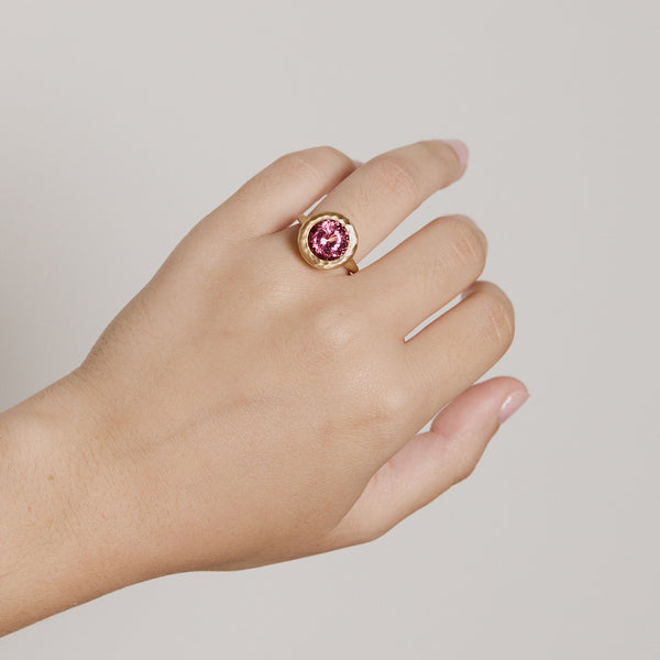 Octavia Elizabeth Mirage Ring - Pink Tourmaline