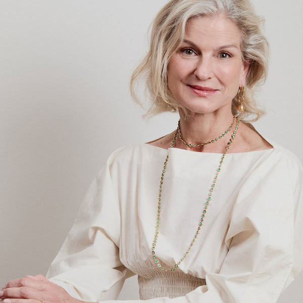 Octavia Elizabeth Oceanside Emerald Necklace