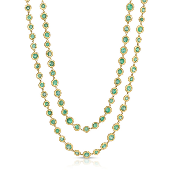 octavia elizabeth Oceanside Emerald Necklace