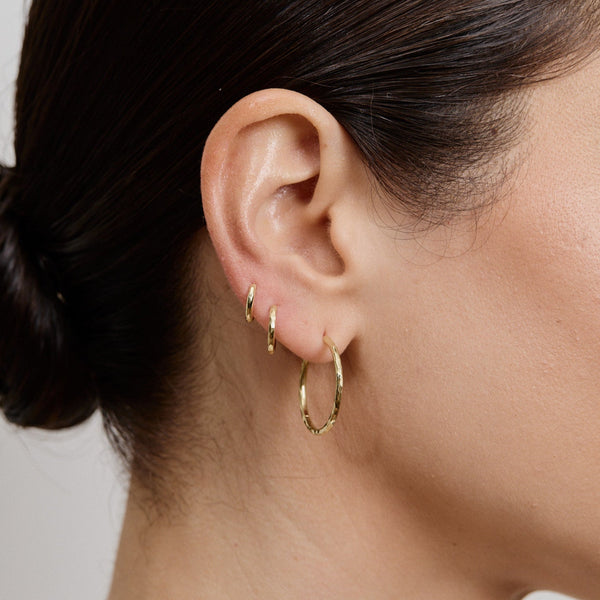 Octavia Elizabeth Petite Gabby Hoops