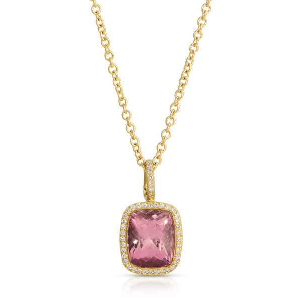 octavia elizabeth Pink Tourmaline Necklace