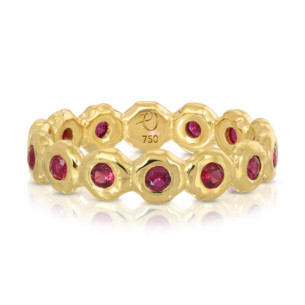 octavia elizabeth Ruby Nesting Gem Eternity Ring