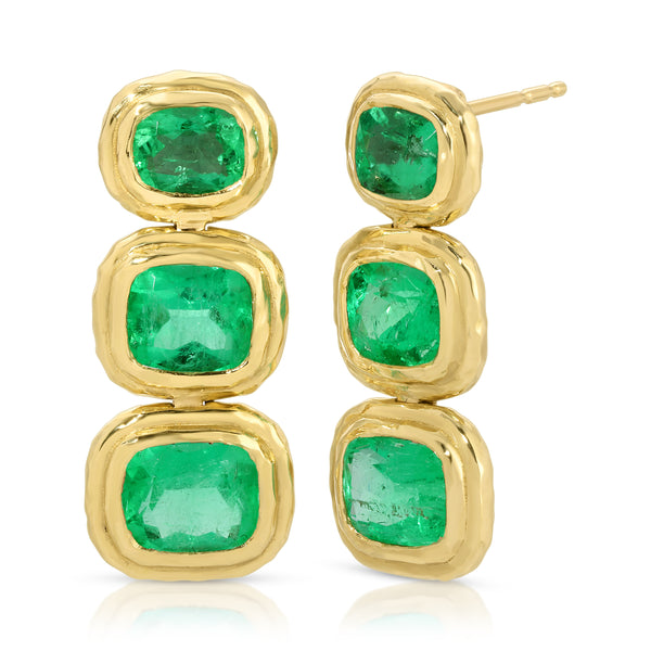 octavia elizabeth Summerland Emerald Drop Earring