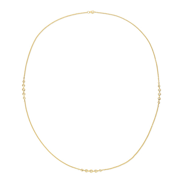 Octavia Elizabeth Three Stop Nesting Gem Necklace
