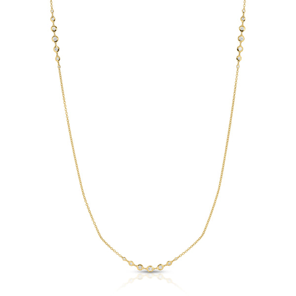 octavia elizabeth Three Stop Nesting Gem Necklace