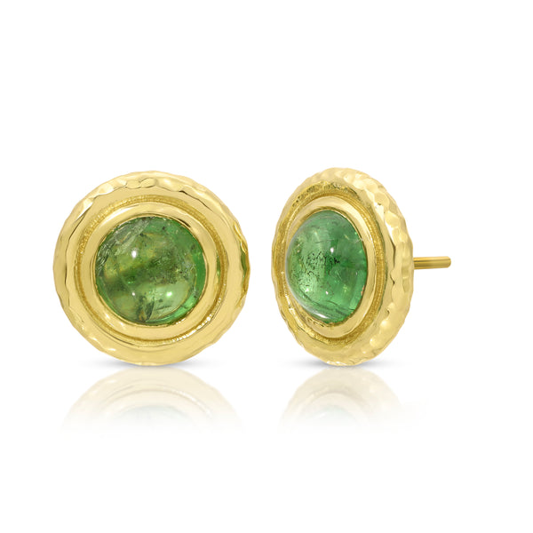octavia elizabeth Tsavorite Palm Studs