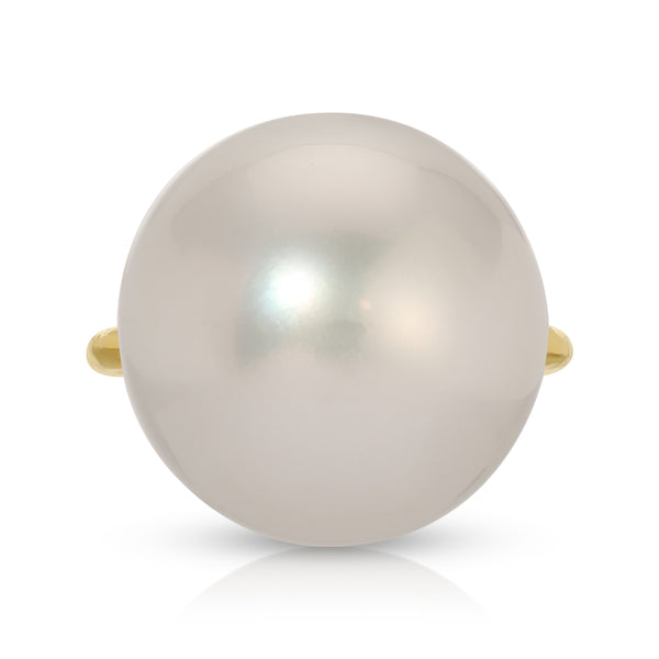 Octavia Elizabeth White Pearl Orb Ring